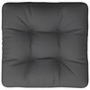 vidaXL Coussin de palette 60x60x12 cm gris tissu