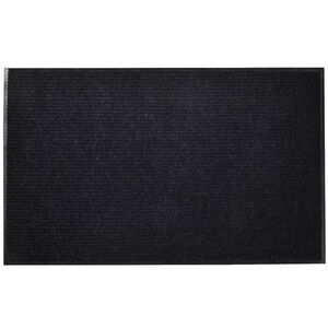 vidaXL Tapis d'entr&eacute;e noir 120 x 180 cm PVC