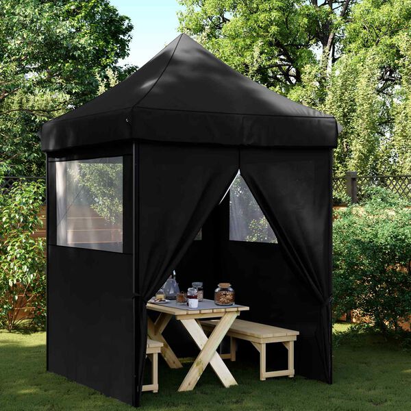 vidaXL Tente de f&ecirc;te Noir 200 x 200 x 306 cm Tissu Oxford