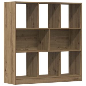 vidaXL Biblioth&egrave;que ch&ecirc;ne artisanal 97,5x29,5x100 cm bois d'ing&eacute;nierie