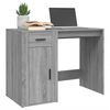 vidaXL Bureau Sonoma gris 100x49x75 cm Bois d'ing&eacute;nierie