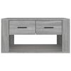 vidaXL Table basse Sonoma gris 80x50x40 cm Bois d'ing&eacute;nierie