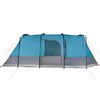 vidaXL Tente de camping tunnel 4 personnes bleu imperméable