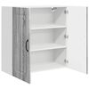 vidaXL Armoire de cuisine Kalmar Gris Sonoma 80 x 31 x 80 cm