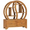 vidaXL Armoire avec &eacute;tag&egrave;re Yin Yang 68x26x83 cm Bois de teck massif
