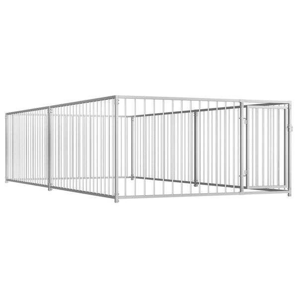 vidaXL Chenil d'ext&eacute;rieur pour chiens 200 x 400 x 100 cm