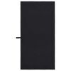 vidaXL Serviettes de sport 2 pcs Noir 100 x 50 cm