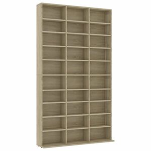 vidaXL Armoire &agrave; CD Ch&ecirc;ne sonoma 102x23x177,5 cm Bois d'ing&eacute;nierie
