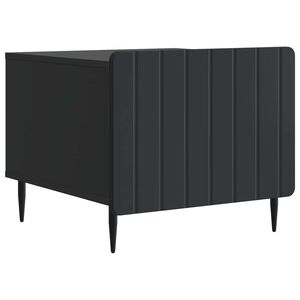 vidaXL Table basse avec tiroir Noir 49 x 50 x 42 cm Bois d'ing&eacute;nierie