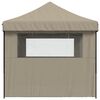 vidaXL Tente de f&ecirc;te Taupe 292 x 440 x 315 cm Tissu Oxford