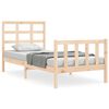 vidaXL Cadre de lit sans matelas 90x190 cm bois de pin massif