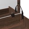 vidaXL Coiffeuse et tabouret ch&ecirc;ne marron 60x40x113,5 cm