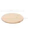 vidaXL Dessus de table Pin naturel Rond 25 mm 80 cm