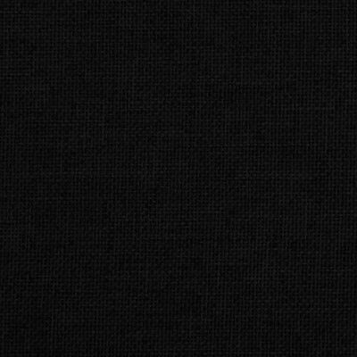 vidaXL Canapé pour enfants noir 70x45x30 cm tissu