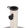 vidaXL Socle de parasol Granite Rond 20 kg