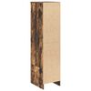 vidaXL Buffet haut chêne fumé 29,5x34x119,5 cm bois d'ingénierie