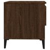 vidaXL Table d'appoint Ch&ecirc;ne marron 50x46x50 cm Bois d'ing&eacute;nierie