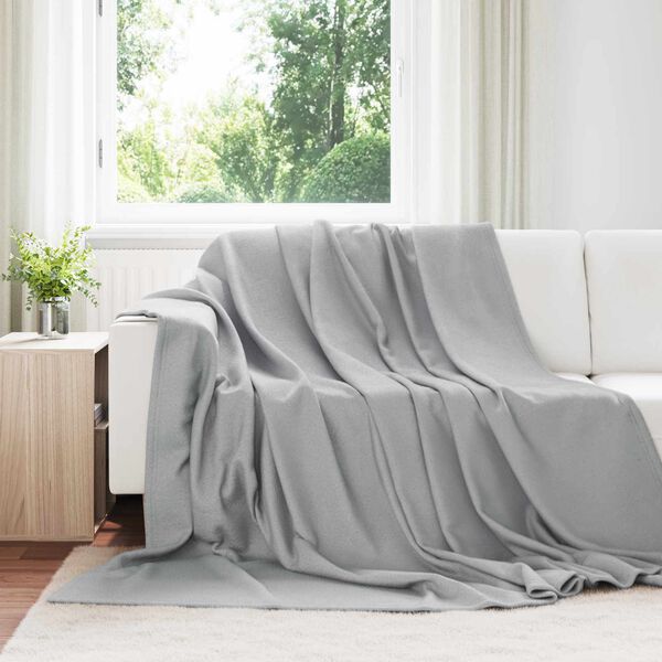 vidaXL Jet&eacute; Gris 270 x 240 cm Toison