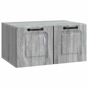 vidaXL Meuble TV mural Sonoma gris 59,5 x 41 x 30 cm Bois d'ing&eacute;nierie