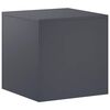 vidaXL Support de Plante Anthracite 40 x 40 x 40 cm Acier inoxydable