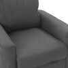 vidaXL Fauteuil inclinable Gris fonc&eacute; Tissu