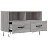 vidaXL Meuble TV Sonoma gris 80x36x50 cm Bois d'ing&eacute;nierie