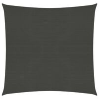 vidaXL Voile d'ombrage 160 g/m² Anthracite 5x5 m PEHD