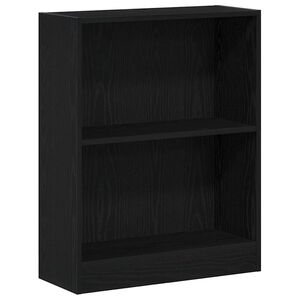 vidaXL Biblioth&egrave;que 60 x 24 x 76 cm Bois d'ing&eacute;nierie Ch&ecirc;ne noir