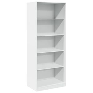 vidaXL Garde-robe blanc 80x50x200 cm bois d'ing&eacute;nierie