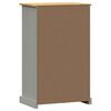 vidaXL Armoire à chaussures VIGO 60x35x96 cm gris bois massif de pin