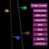 vidaXL Guirlande lumineuse globe 20 m 200 LED coloré 8 fonctions