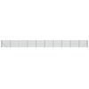 vidaXL Cl&ocirc;ture en treillis m&eacute;tallique et piquet d'ancrage vert 1,8x25m
