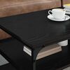 vidaXL Table basse Ch&ecirc;ne noir 100 x 50 x 45 cm Bois d'ing&eacute;nierie