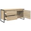 vidaXL Meuble TV Sonoma 100 x 36 x 49.5 cm Bois d'ing&eacute;nierie