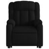vidaXL Fauteuil inclinable de massage &eacute;lectrique Noir Tissu