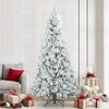 vidaXL Sapin de No&euml;l Artificiel &agrave; Branches Articul&eacute;es Blanc 240 cm