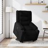 vidaXL Fauteuil inclinable noir tissu