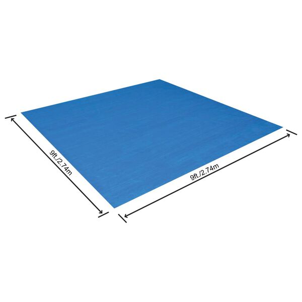 Bestway Tapis de sol de piscine Flowclear 274x274 cm