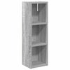vidaXL Armoire murale de salle de bain Gris Sonoma 20 x 16 x 62,5 cm