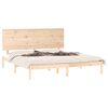 vidaXL Cadre de lit sans matelas 200x200 cm bois massif de pin