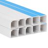 vidaXL Goulotte de c&acirc;ble auto-adh&eacute;sive 40x25 mm 10 m PVC