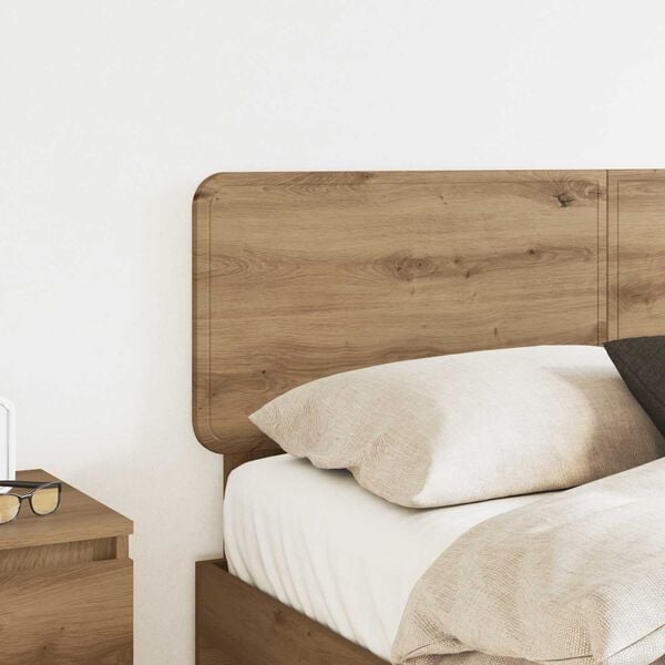 vidaXL T&ecirc;te de lit Ch&ecirc;ne artisanal 120 cm Bois d'ing&eacute;nierie