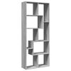 vidaXL &Eacute;tag&egrave;re s&eacute;paratrice de pi&egrave;ce sonoma gris 67x25x161,5 cm
