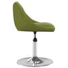 vidaXL Chaises pivotantes &agrave; manger lot de 2 vert clair velours