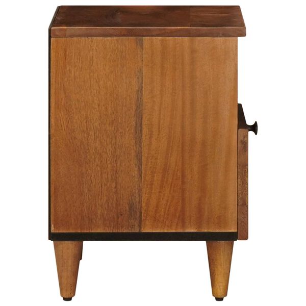 vidaXL Cabinet de chevet Marron 40 x 33 x 46 cm Bois de mangue massif