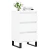 vidaXL Buffet blanc 40x35x70 cm bois d’ingénierie