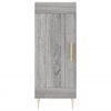 vidaXL Buffet Sonoma gris 34,5x34x90 cm Bois d'ing&eacute;nierie