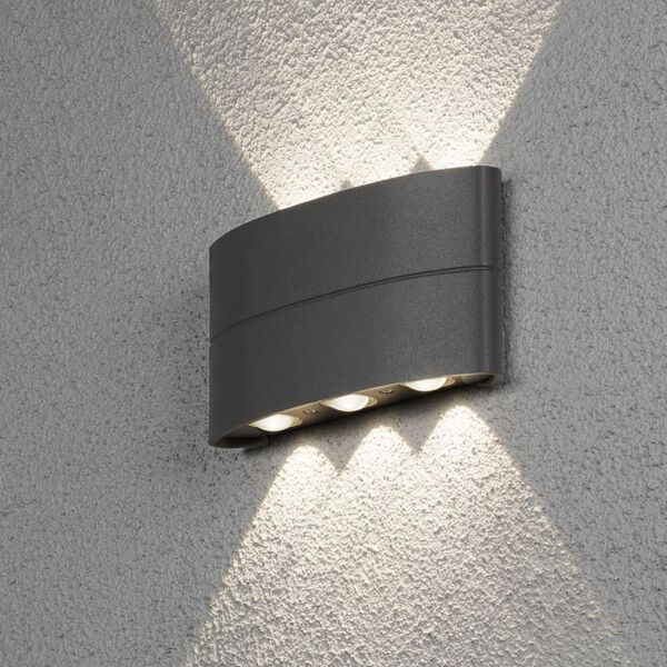 KONSTSMIDE Applique &agrave; LED Chieri 6x1,2 W Anthracite