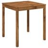 vidaXL Table de d&icirc;ner de jardin Naturel 70 x 68,5 x 75 cm