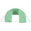 vidaXL Serre avec cadre en acier vert 42 m² 14x3x2 m